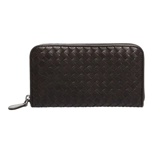 Bottega Veneta Кошелек из коровьей кожи Мужской Темно-коричневый