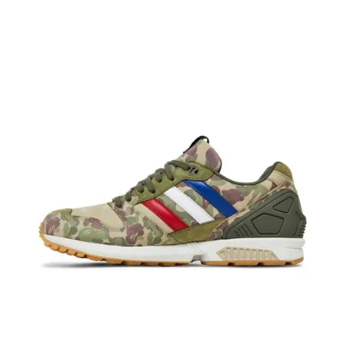 Adidas Originals ZX 5000 UNDFTD X BAPE совместный бренд CAMO Низкий Топ Повседневная обувь Унисекс Зеленый