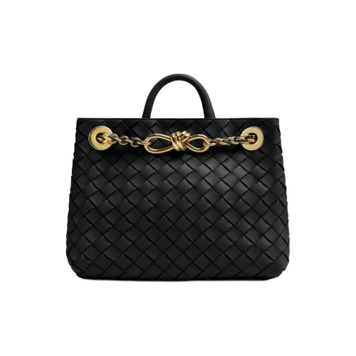 Bottega Veneta Andiamo series Овчина Сумка через плечо Сумка Маленькая Женская Черная