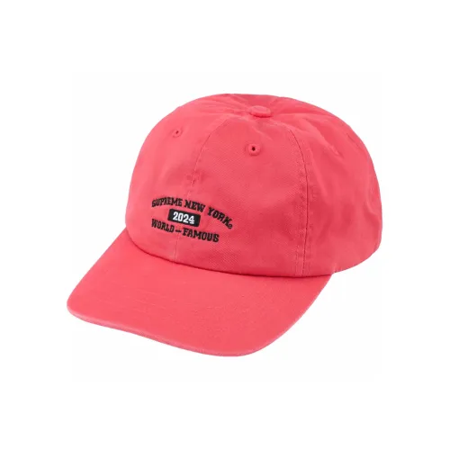 Supreme 100% хлопок саржа кепки унисекс персик