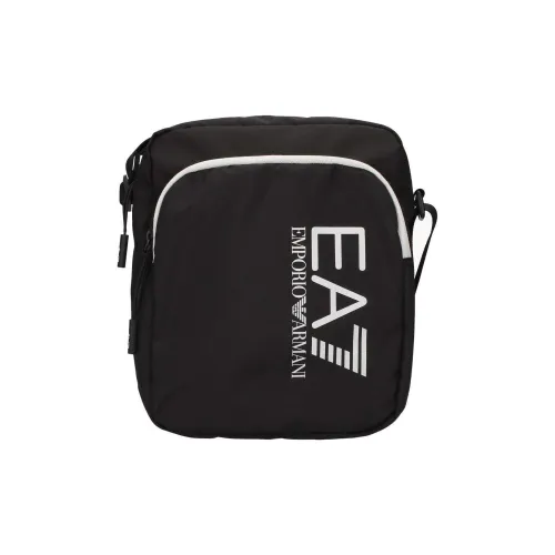 EMPORIO ARMANI Полиэстер Sling Сумка Одно плечо Через плечо Бананка Женская Черная