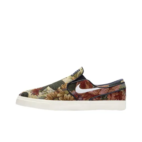 Nike SB Zoom Stefan Janoski Амортизация Износостойкие Низкие Кроссовки для Скейтбординга Мужские Многоцветные