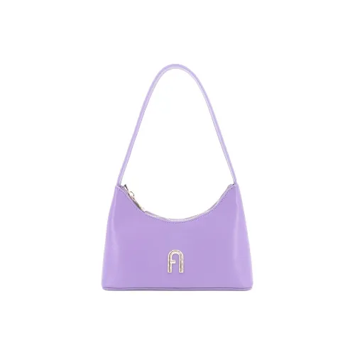 Furla Кожа Хобо Сумка Сумка Сумка через плечо Женская Светло-фиолетовая