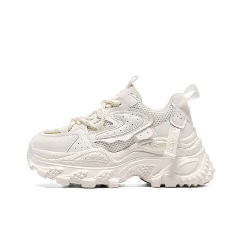 C°BANNER Низкий топ толстая подошва кроссовки женские бежевые