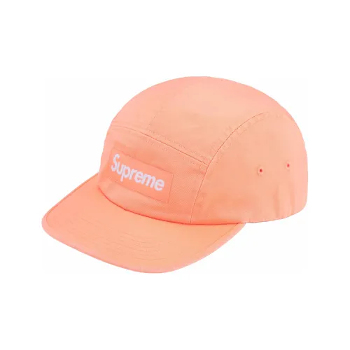 Supreme 100% хлопок саржа кепки унисекс персик