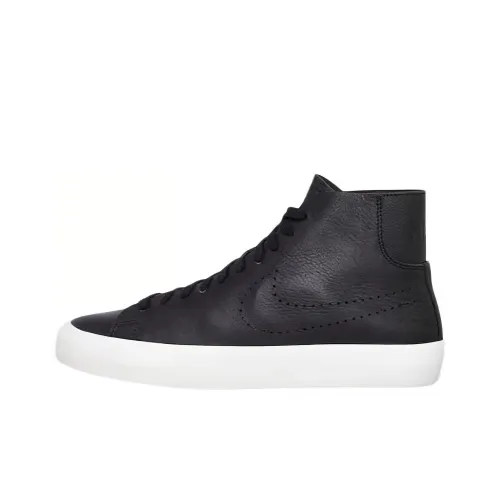 Nike Blazer Studio MID Премиум Амортизация Износостойкий MID Топ Скейтборд Кроссовки Мужские Черные
