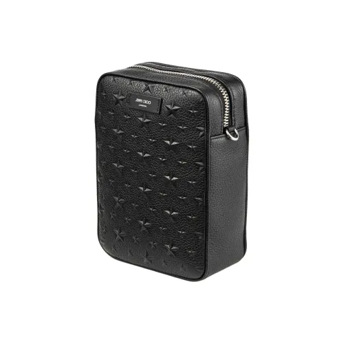 Jimmy Choo Кожа Camera Сумка Сумка через плечо Сумка на плечо Унисекс Черный