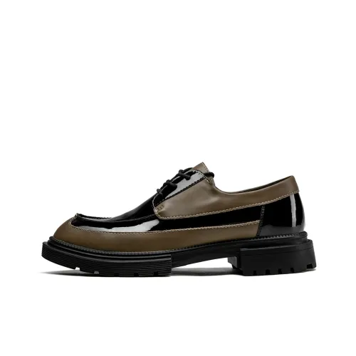 ORP Мужские повседневные туфли Low Top Абрикос Черный Мужской