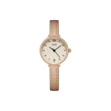 Розовое золото корпус, розовое золото циферблат, телесный ремень