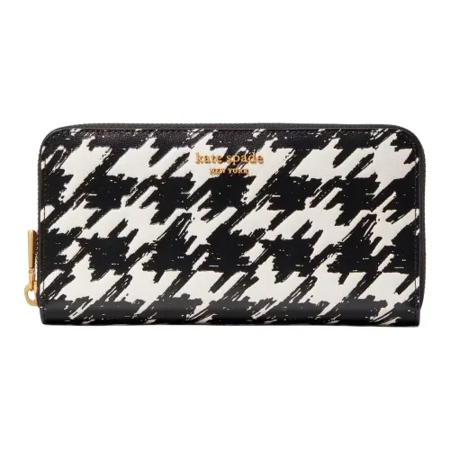 Kate Spade Saffiano кожаный кошелек женский черный многоцветный