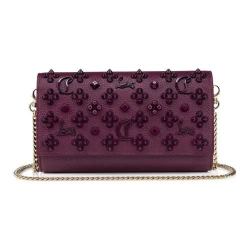 CL LUBOTING Телячья кожа Сумка через плечо Сумка на плечо Женская Фиолетовая