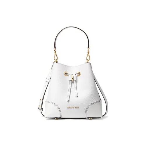 MICHAEL KORS Mercer Кожа Сумка Маленькая Женская Чисто Белая