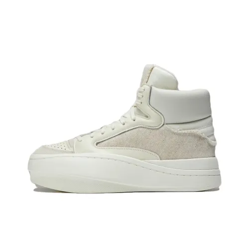 Y 3 High Топ Скейтборд Кроссовки Унисекс Белый