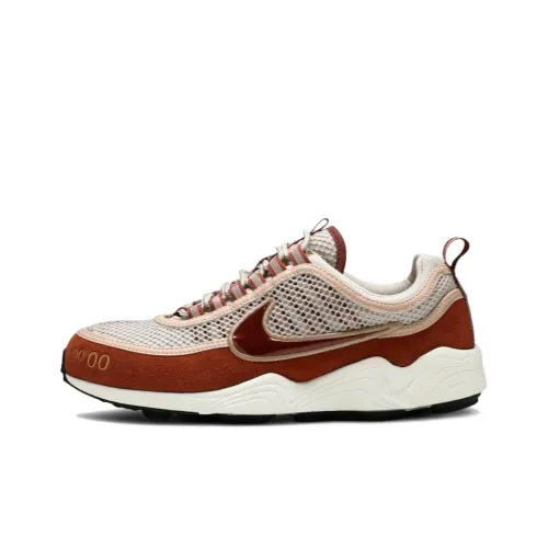 Nike Air Zoom Spiridon 16 Амортизация Износостойкий Низкий Топ Повседневная Обувь Мужская Белый Оранжевый