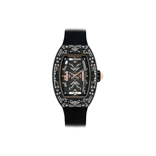 RICHARD MILLE Автоматический механический механизм Женские часы 31,4мм*45,66мм*11,85мм Скелет