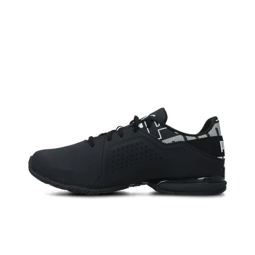 PUMA VIZ RUNNER REPEAT Амортизаторы Slip-resistant Abrasion-resistant Низкий топ Беговые кроссовки Мужские Черные
