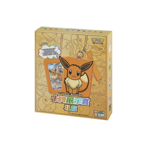 POKEMON PTCG Упрощенный Китайский Карта Показанная в Наборе Коробка Карта Eevee с Рукавом для Дуэлей Полный Комплект для Покупки One Click