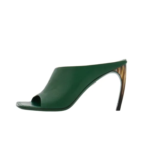 Ferragamo Слипоны Женские Зеленые