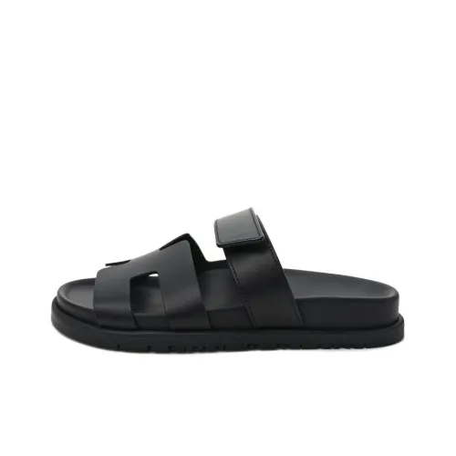 HERMES Chypre Слипоны Мужской Черный