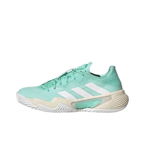 Adidas Barricade Clay Амортизация Износостойкий Низкий Топ Кроссовки для Тенниса Женские Зеленые
