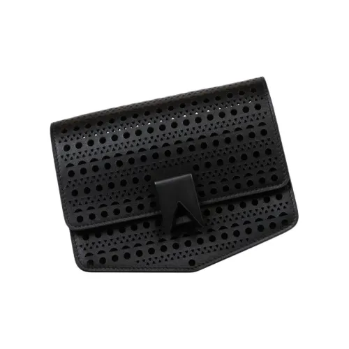 Alaia Телячья кожа Коробка Сумка Сумка через плечо Маленькая Женская Черная