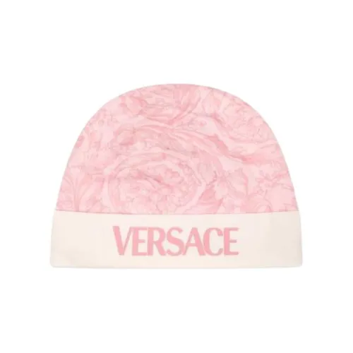VERSACE Хлопок Эластан Шапки-бини Детский Розовый