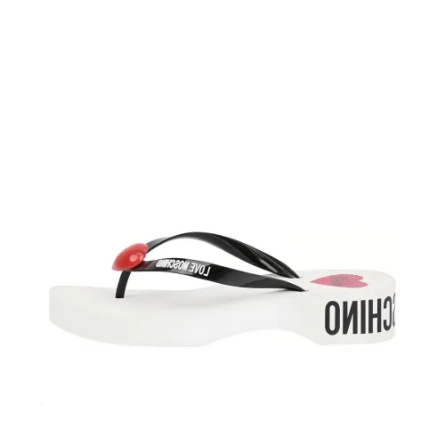 MOSCHINO Шлепанцы Женские Белые