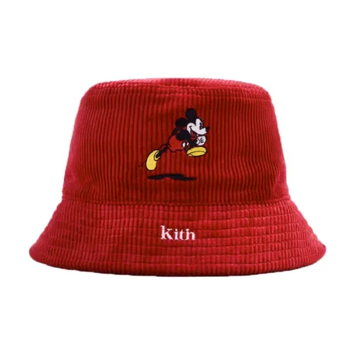 KITH Вельветовые панамы унисекс красный