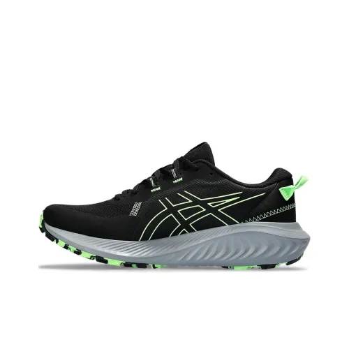 Asics Gel Excite Trail 2 Дышащие Низкие Кроссовки для Бега Мужские Черные Зеленые