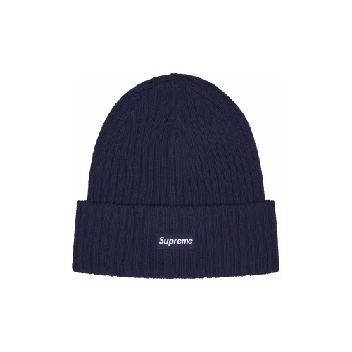 Supreme Хлопок Шапки-бини Унисекс Морской синий