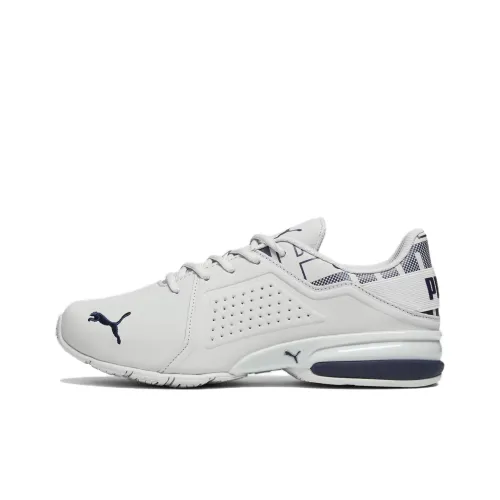 PUMA Velocity Nitro 1 Амортизация Износостойкий Низкий Топ Беговые кроссовки Мужские Белые