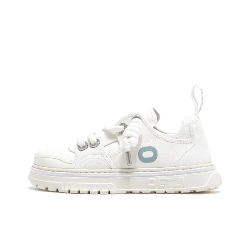 OETZI Низкие кроссовки для скейтбординга унисекс белые