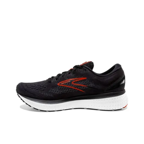Brooks Glycerin 19 Амортизация Износостойкие Низкие Кроссовки для Бега Мужские Черные Красные