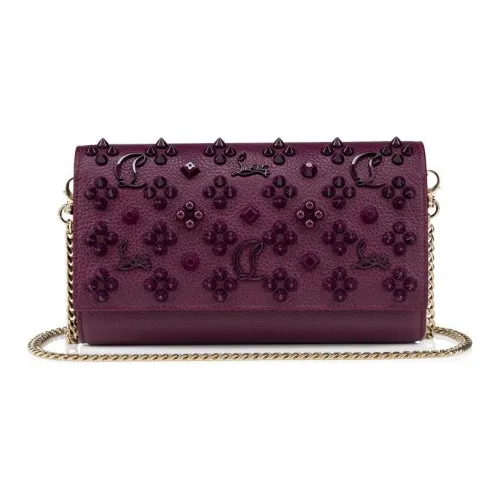 CL LUBOTING Телячья кожа Одно плечо Через плечо Клатч Женский Фиолетовый