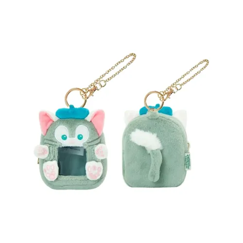 Disney Полиэстер Прозрачный Монета Кошелек Кольцо для ключей Унисекс Зеленый