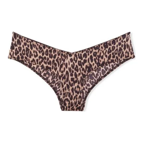 Victoria's Secret 1 Пачка Коричневый Трусики-Бикини с Животным Принтом Женские