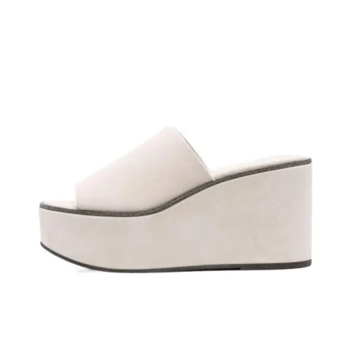 Brunello Cucinelli Слипоны Белые Женские