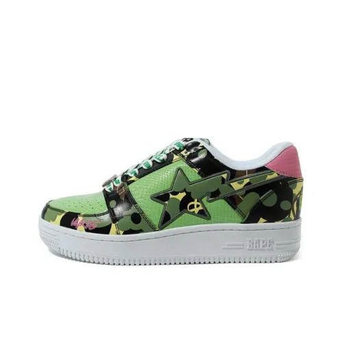 A BATHING APE BAPE STA Низкий Топ Стильный Скейтбординг Мужской Камуфляж
