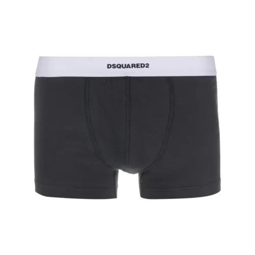 DSQUARED 2 Мини Базовый Основная часть Трусы Мужские 1 Пачка Темно-серый
