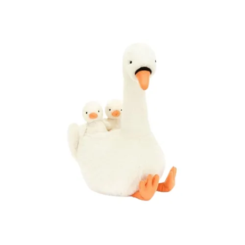 JELLYCAT Коллекция птиц SWAN WING Куклы для малышей Плюшевая кукла 39 см Высота