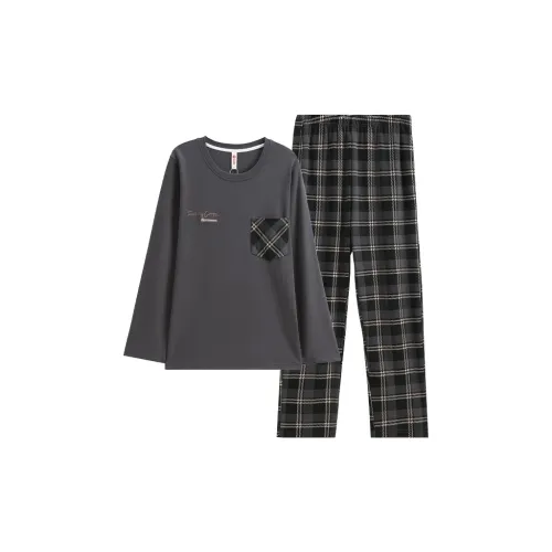 FENTENG Пижамный комплект мужской цвет угольно-серый