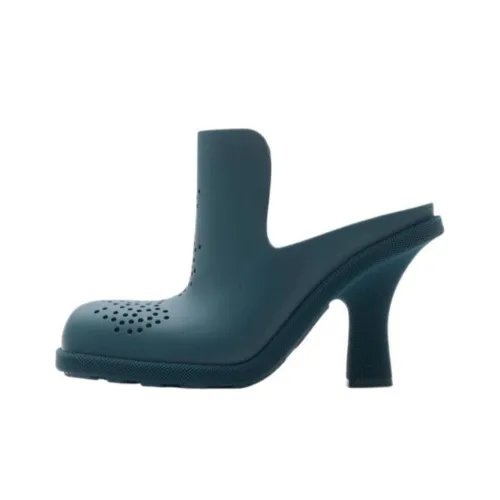 Burberry Домашние тапочки Женские Зеленый