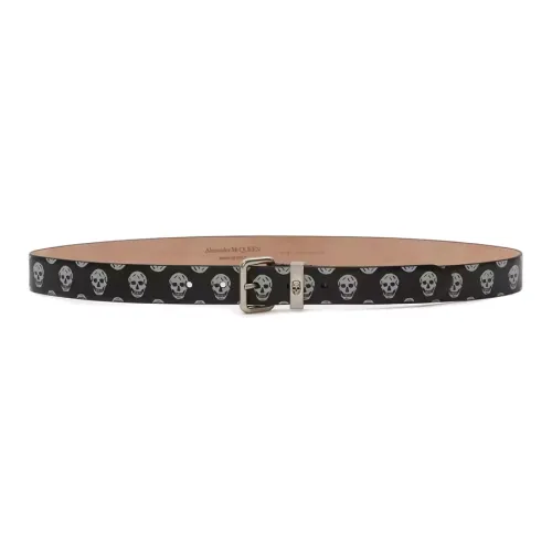 Alexander McQueen Ремни из коровьей кожи для мужчин