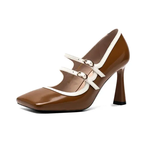 JOOC Грубый каблук Мэри Джейн Женские туфли