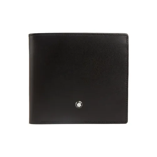 MONTBLANC Meisterstuck Кошелек из коровьей кожи Мужской Черный