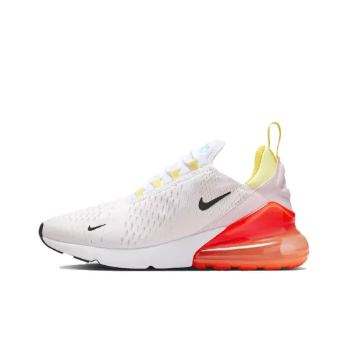 Nike Air Max 270 Low Беговые кроссовки Женские Белые Красные