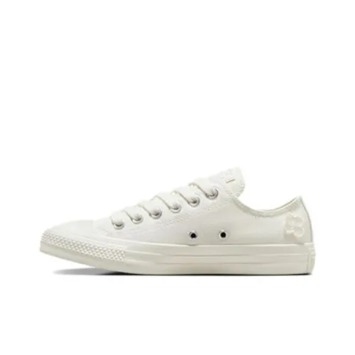 Converse Chuck Taylor All Star Дышащий и Легкий Низкий Топ Кеды Женские Белые