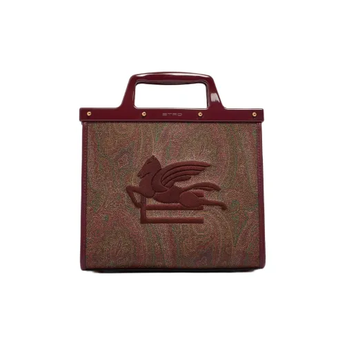 ETRO Ткань Тоут Сумка Сумка для покупок Сумка Женская Бордо