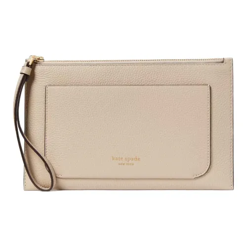 Kate Spade Зернистая кожа личи кожа кошелек женский керамика