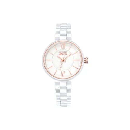 NATURALLYJOJO Кварцевый механизм белый циферблат женские часы JO96853 80R